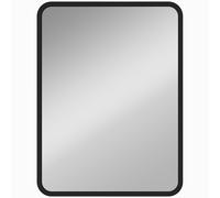 HOMCOM Rectangular Wall Mirror with HD Glass - Black