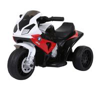HOMCOM Red Kids Electric Ride on Motorcycle BMW S1000RR with Headlights Music | TJ Hughes