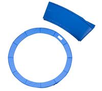 HOMCOM 12ft Trampoline Pad, No Holes for Pole, Blue
