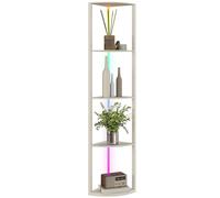 Homcom Rgb Led Floor Lamp With Remote Control For Bedroom Living Room