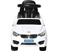 HOMCOM Ride On Sliding Car with Horn, Music, Working Lights & Storage - White, White