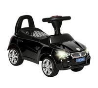 HOMCOM Ride on Car Baby Toddler Walker Foot to Floor Sliding Car Slider w/Horn Music Working Lights Under Seat Storage for 1.5-3 Years Old, Black