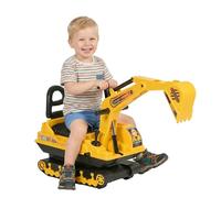HOMCOM Ride On Tractor Digger, Adjustable Arm & Manual Shovel, 18-48 Months