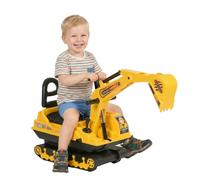 HOMCOM Ride On Tractor Digger, Adjustable Arm & Manual Shovel, 18-48 Months