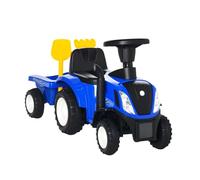 HOMCOM Ride On Tractor Toddler Walker Foot To Floor Slider w/ Storage in Blue HOMCOM Blue