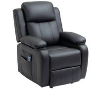 HOMCOM Riser and Recliner Chair Power Lift Recliner with Remote, Black
