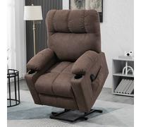 Homcom Heavy Duty Riser And Recliner Chair Lift Chair For The Elderly, Brown, none