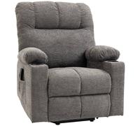 Homcom Riser Recliner Chair For The Elderly Heavy Duty Lift Chair W/ Remote In Grey Grey