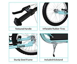 HOMCOM Scooter 371-021BU Blue, Black