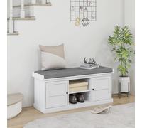 HOMCOM Shoe Storage Bench with Seat White, none