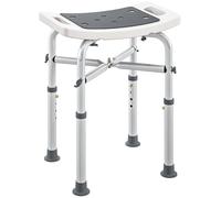 HOMCOM Shower Chair Adjustable Shower Stool for Senior Disabled in Grey HOMCOM Grey