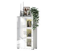 HOMCOM Sideboard 838-541V00WT MDF (Medium-Density Fibreboard) 2 Doors 0 Drawers