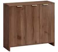 HOMCOM Sideboard Cabinet, Modern Storage Cabinet with 3 Doors and Adjustable Shelves for Living Room, Dining Room, Brown