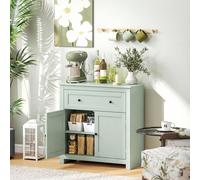 HOMCOM Sideboard, Kitchen Storage Cabinet w/ Adjustable Shelf, Drawer in Green HOMCOM Green