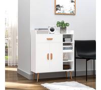 Sideboard, Side Cabinet, Floor Cupboard with Storage Drawer HOMCOM White One Size