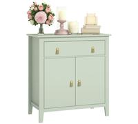 HOMCOM Sideboard With Drawer - Adjustable Shelf For Living Room - Green | TJ Hughes