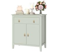 Homcom Sideboard With Drawer, Adjustable Shelf For Living Room In Light Green Light Green