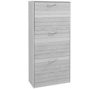 HOMCOM Slim Shoe Storage Cabinet with 3 Flip Drawers for 12 Pair of Shoes