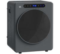 HOMCOM Small Tumble Dryer 4kg Compact 40-60℃ Grey Energy Efficient Fast Drying Aosom UK