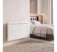 Homcom Smart Electric Panel Heater, 1500W Freestanding Wall Mounted, White