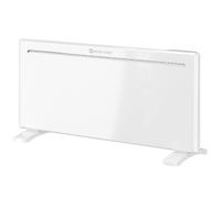 HOMCOM Smart Panel Heater Wall Mounted/Freestanding, Electric Heater with Weekly Timer, Open Window & Anti-Frost, 2000W, White