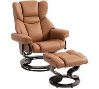HOMCOM Sofa Chair Brown 160 kg 833-698V70BN 790 x 800 x 1,000 mm