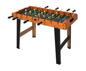 HOMCOM Soozier Foosball Table Heavy Duty 84.5cm for Arcades, Pub, Game Room, 8 Rods, 2 Balls