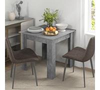 HOMCOM Square Dining Table, Kitchen Table with Faux Cement Effect