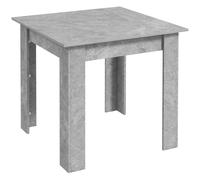 Homcom Square Dining Table, Kitchen Table With Faux Cement Effect