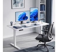 Homcom Standing Desk Memory Control Adjustable White