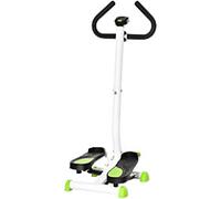 HOMCOM Adjustable Stepper Aerobic Ab Exercise Machine, White