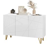 Homcom Storage Cabinet, Sideboard With Adjustable Shelves, White