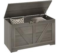 HOMCOM Storage Chest 0 1 Drawers Particle Board 400 x 800 x 450 mm Grey