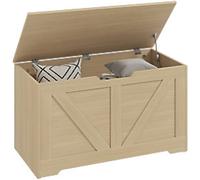 HOMCOM Storage Chest 0 1 Drawers Particle Board 400 x 800 x 450 mm Yellow