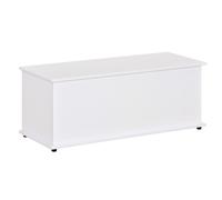 Wooden Storage Box Clothes Toy Chest Bench Seat Ottoman Bedding Blanket Trunk Container with Lid - White - Home Living | TJ Hughes