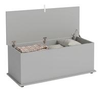 HOMCOM Grey Storage Box with Lid 113L