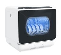 HOMCOM Table Top Dishwasher, Mini Countertop Dishwasher No Plumbing with