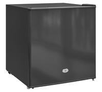 HOMCOM Tabletop Mini Freezer with 35 Litre Capacity, Small Lockable Freezer with Reversible Door, Two Keys, Adjustable Temperature and Removable Wire Shelf for Bedrooms, Home Office, Black