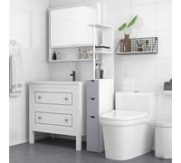 Homcom Tall Bathroom Cabinet, Bathroom Storage Cabinet W/ Shelf, Drawers Multi One Size
