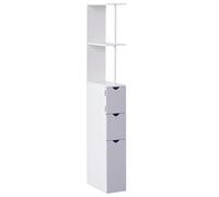HOMCOM Tall Bathroom Cabinet, Bathroom Storage Cabinet W/ Shelf, Drawers HOMCOM Multicolor