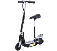 HOMCOM Teen Foldable Electric Scooters Electric Battery 120W w/ Brake Kickstand