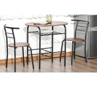 HomCom Three-Piece Dining Table set