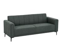 HOMCOM Three-Seater Relaxed Modern Sofa - Grey