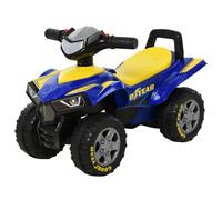 Homcom Toddlers Sound Effect PP Quad Bike Walker Yellow/Blue