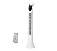 HOMCOM Tower Fan 91.5 cm White 824-016WT 20 cm Diameter