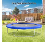 Homcom Trampoline Pads Safety Pad Surround Trampoline Accessories Spare In Blue Blue One Size