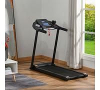 HOMCOM Treadmill 1.5HP Electric Motorised Running Machine w/ LED Display 12 Programs in Black HOMCOM Black