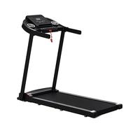 HOMCOM Treadmills for Home, 1-12km/h Walking Running Machine with 110 x 40cm Running Belt, 12 Preset Programs, Wheels and LED Display, for Home Gym Indoor Fitness