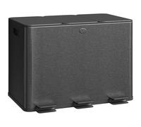 HOMCOM Triple Kitchen Bin, 3 x 20L Stainless Steel Three Rubbish Bin with Removable Inner Buckets, Soft Close Lid, Fingerprint-Proof for Recycling and Waste, Black