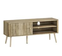 HOMCOM TV Stand Cabinet for TVs up to 55" - Oak